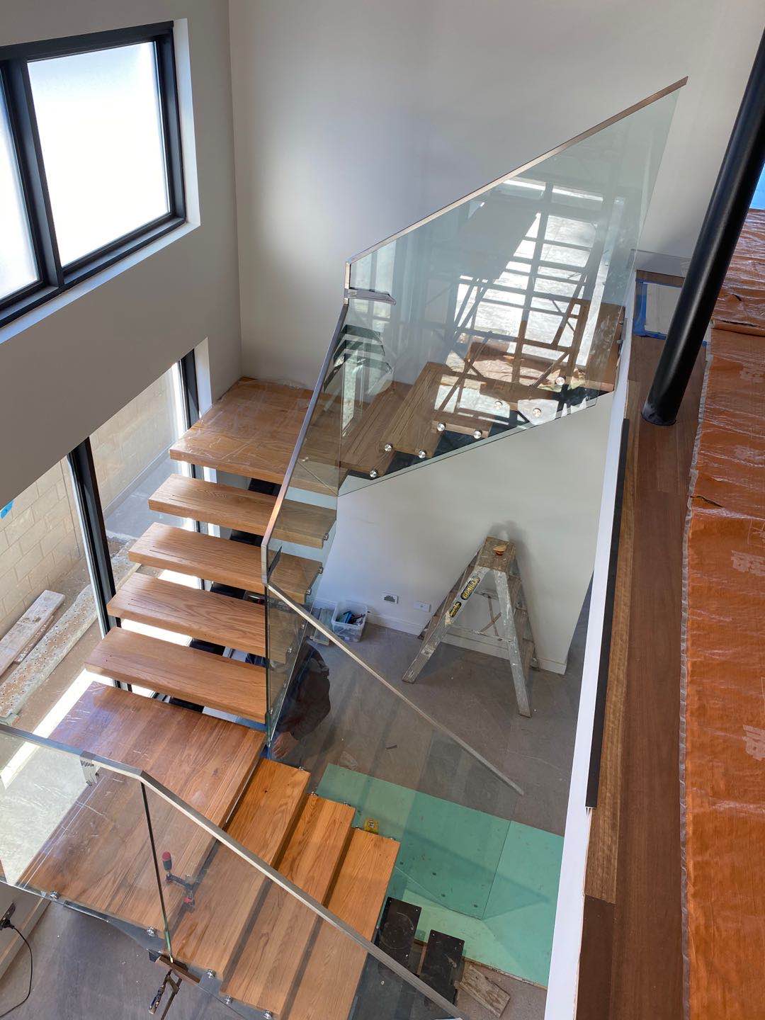 Quality space saving stairs design cost for aprtment-10
