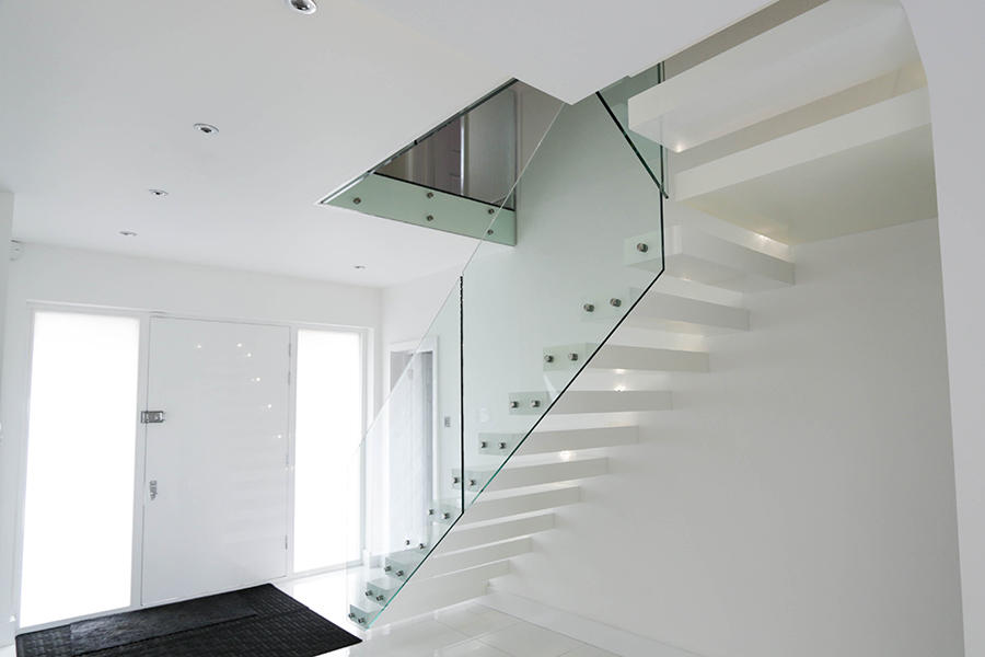 Professional building floating stairs cost for apartment