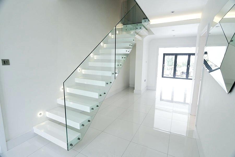 YUDI Stairs High-quality floating stair treads cost for villa