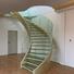 Quality contemporary curved staircase cost for indoor