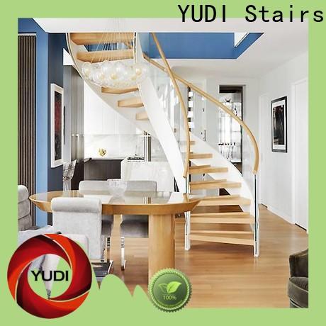 Top building curved stairs for villa