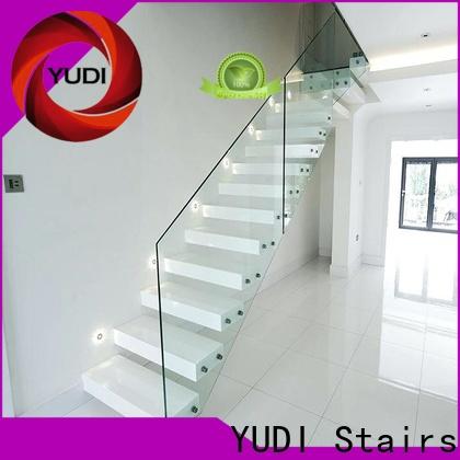YUDI Stairs Best floating stair treads supply for office building