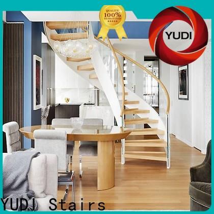 YUDI Stairs curved staircase manufacturers factory for house