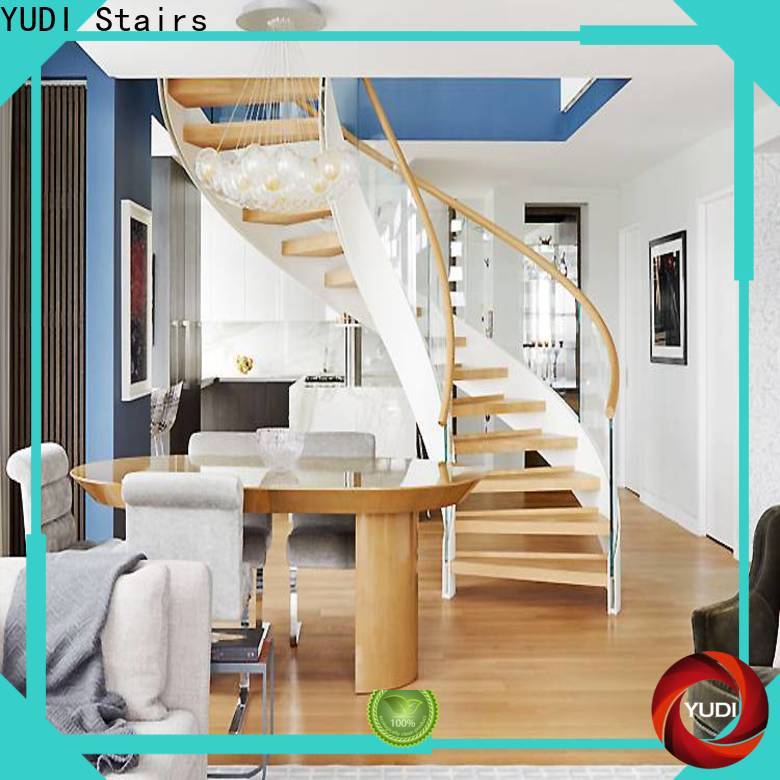 YUDI Stairs Custom custom curved stairs manufacturers for indoor