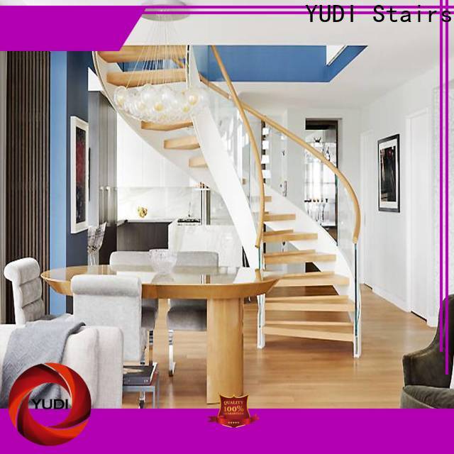 YUDI Stairs curved stairs supply for villa