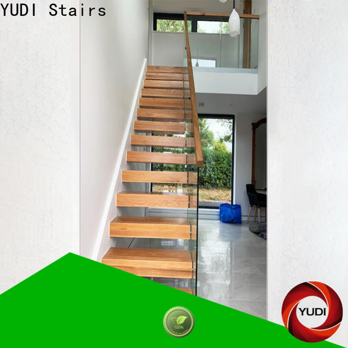 YUDI Stairs Custom made building floating stairs supply for office building