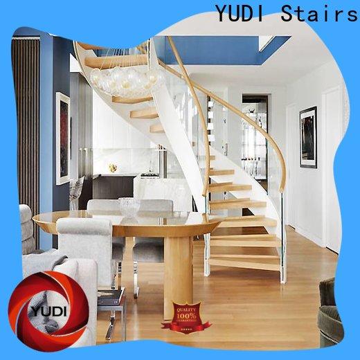 YUDI Stairs curved staircase designs for indoor