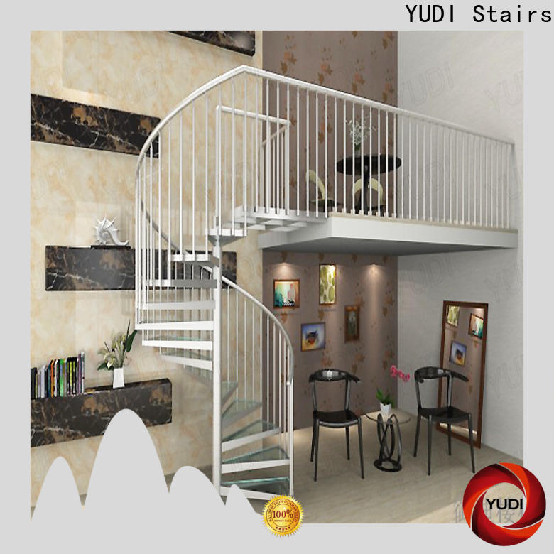 YUDI Stairs Best wooden spiral staircase wholesale for home