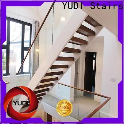 Custom u shaped stairs with landing factory for residential