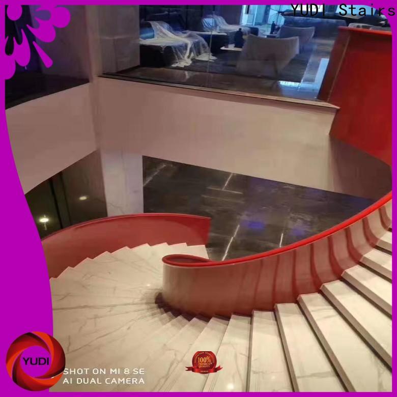 Customized curved staircase company for house