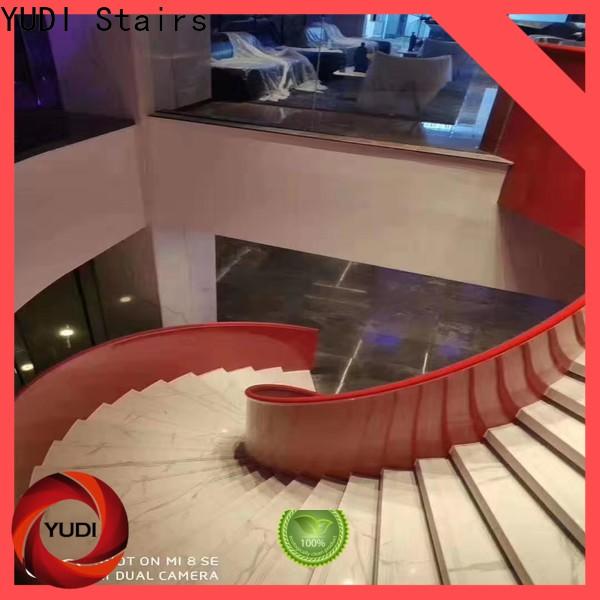 YUDI Stairs Professional wood curved stairs company for house