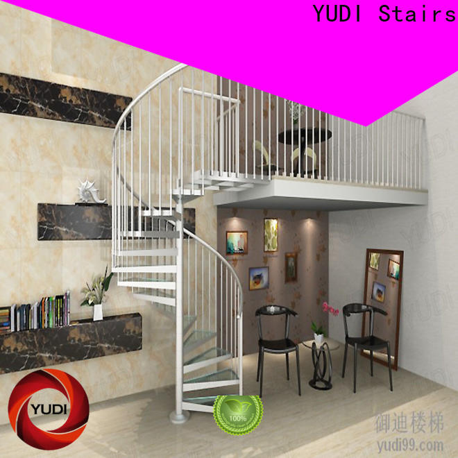 YUDI Stairs New steel spiral staircase manufacturers for house