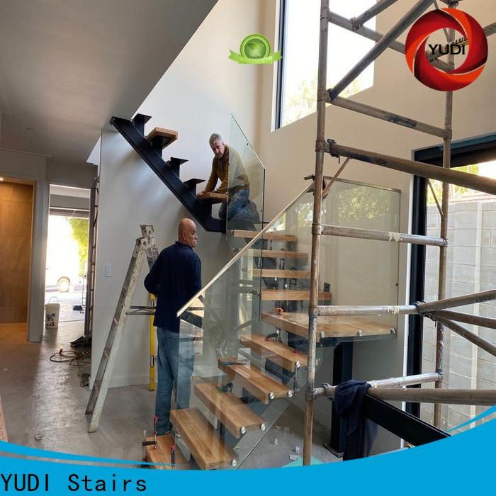 YUDI Stairs Latest straight staircase wholesale for residential