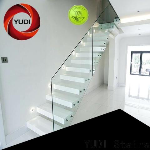 Professional building floating stairs cost for apartment