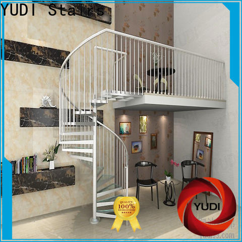 YUDI Stairs Top compact spiral staircase factory price for aprtment