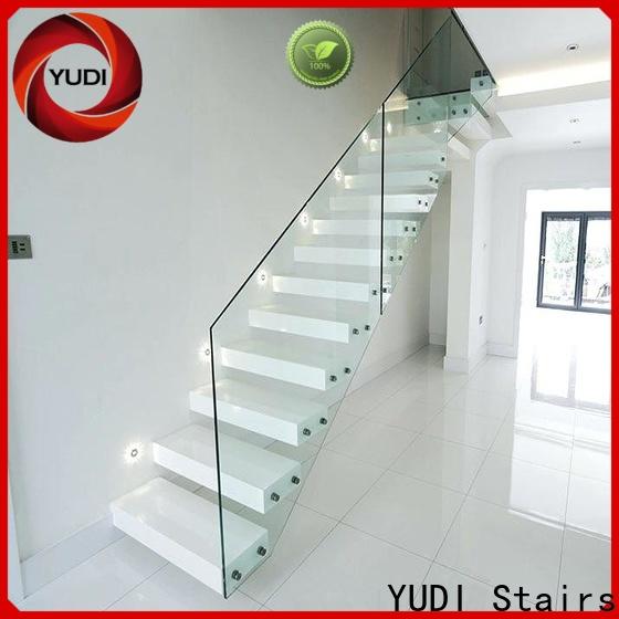 Custom floating stair treads cost for hotel