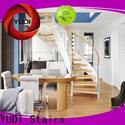 Customized space saving stairs factory price for aprtment