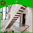 YUDI Stairs u shaped stairs with landing company for home