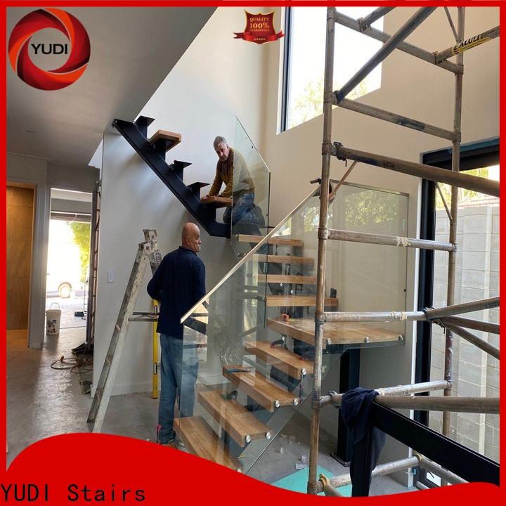 YUDI Stairs Custom made space saving stairs design cost for commercial use