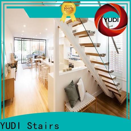 YUDI Stairs Top straight flight staircase supply for residential
