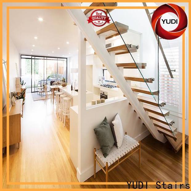 YUDI Stairs Customized straight staircase factory for commercial use