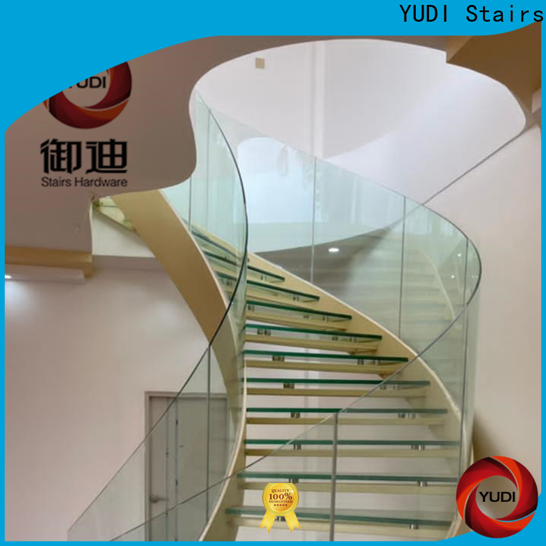 YUDI Stairs curved staircase manufacturers for aprtment