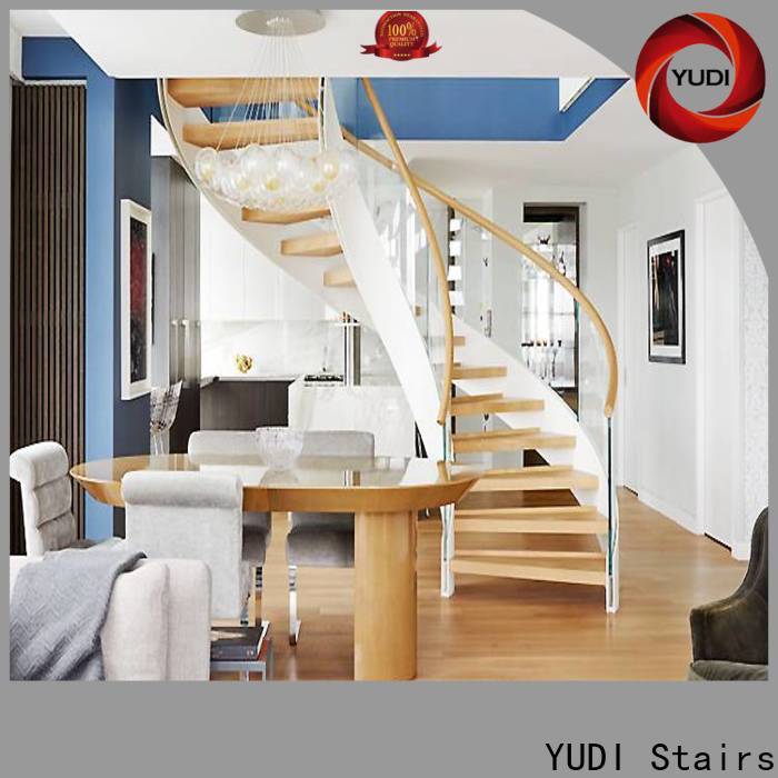 Latest curved stairs wholesale for indoor